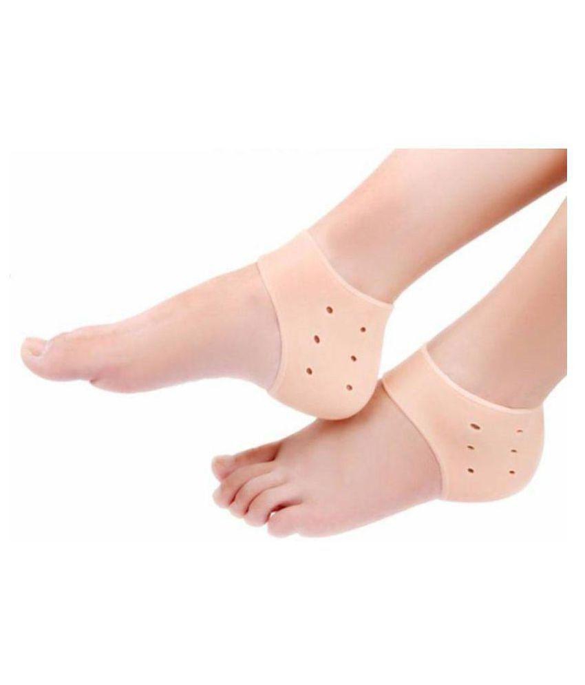 MAA DEVLOPERS Heel Protector & Anti Cracks Silicone Sleeve Socks