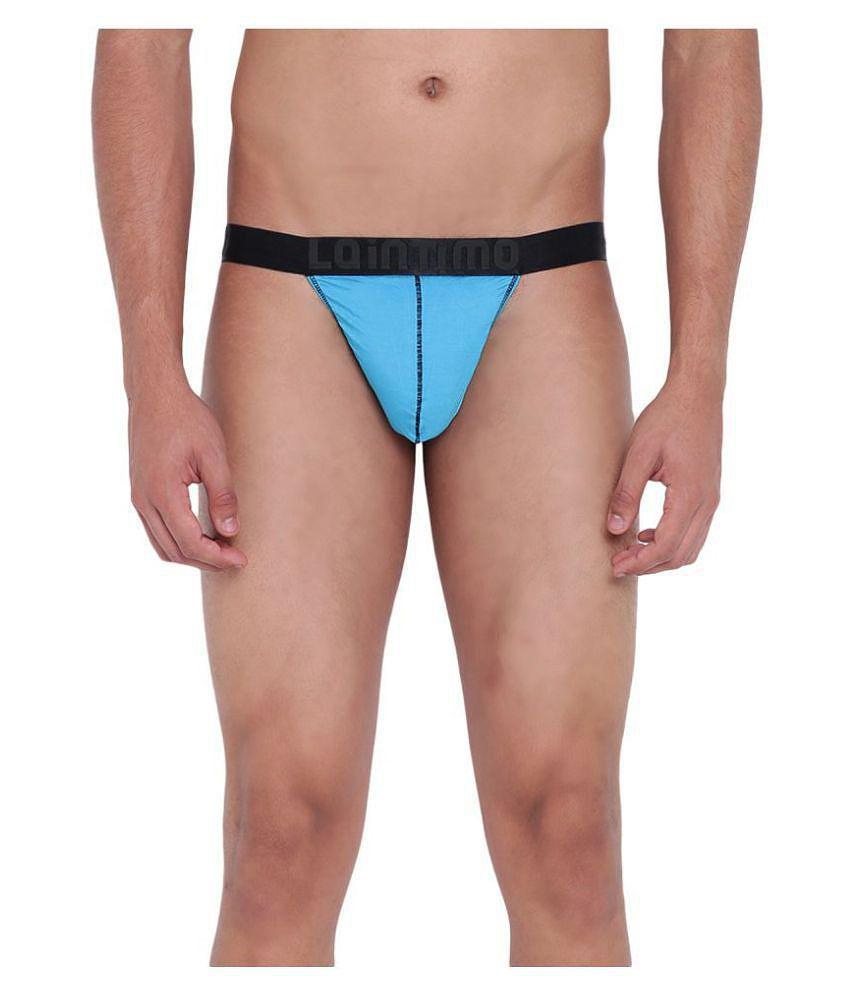 Top Men La Intimo - Light Blue Modal Men's G-String ( Pack of 1 ) - L 2025 at ShopCircuit | ONDC