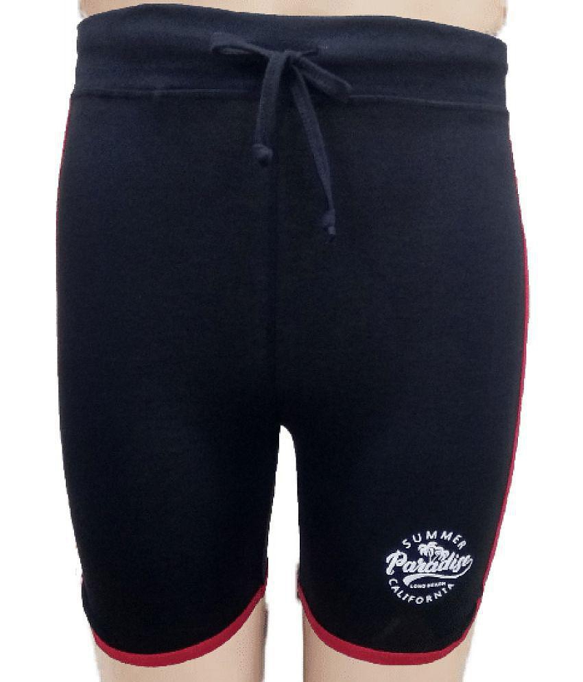 Chic Men Monisha Plus Cotton Cut-Offs - Black - None 2025 at ShopCircuit | ONDC