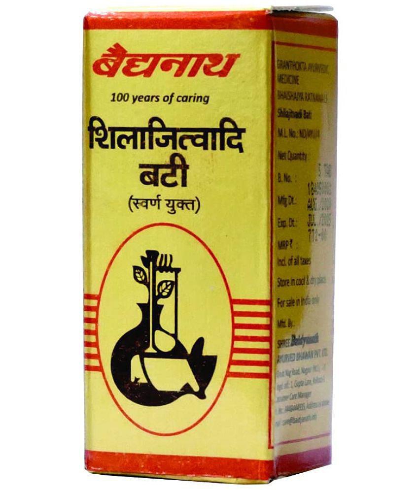 Baidyanath Shilajitvadi Bati with Gold - Tab 10 no.s (Pack of 1)