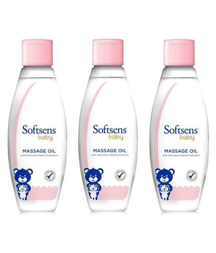 Softsens Baby Massage Oil 200ml (Pack of 3)