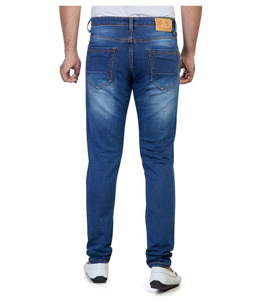 HASASI JEANS - Blue 100% Cotton Regular Fit Men's Jeans ( Pack of 1 ) - None