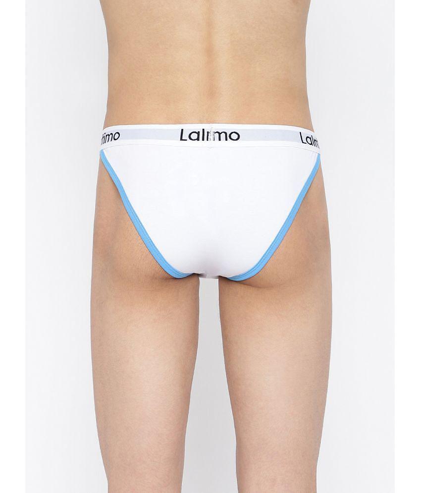 Elegant Men La Intimo White Cotton Mens Bikini ( Pack of 3 ) - None 2025 at ShopCircuit | ONDC
