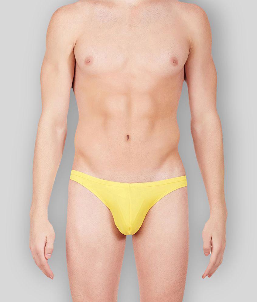 Best Men La Intimo - Yellow Cotton Blend Men's Thongs ( Pack of 1 ) - M 2025 at ShopCircuit | ON