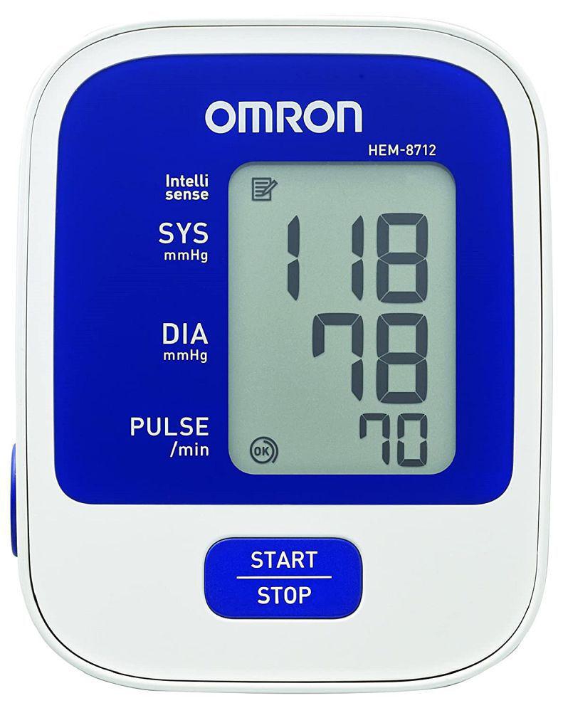 Omron 8712 Automatic Blood Pressure Monitor (White and Blue)