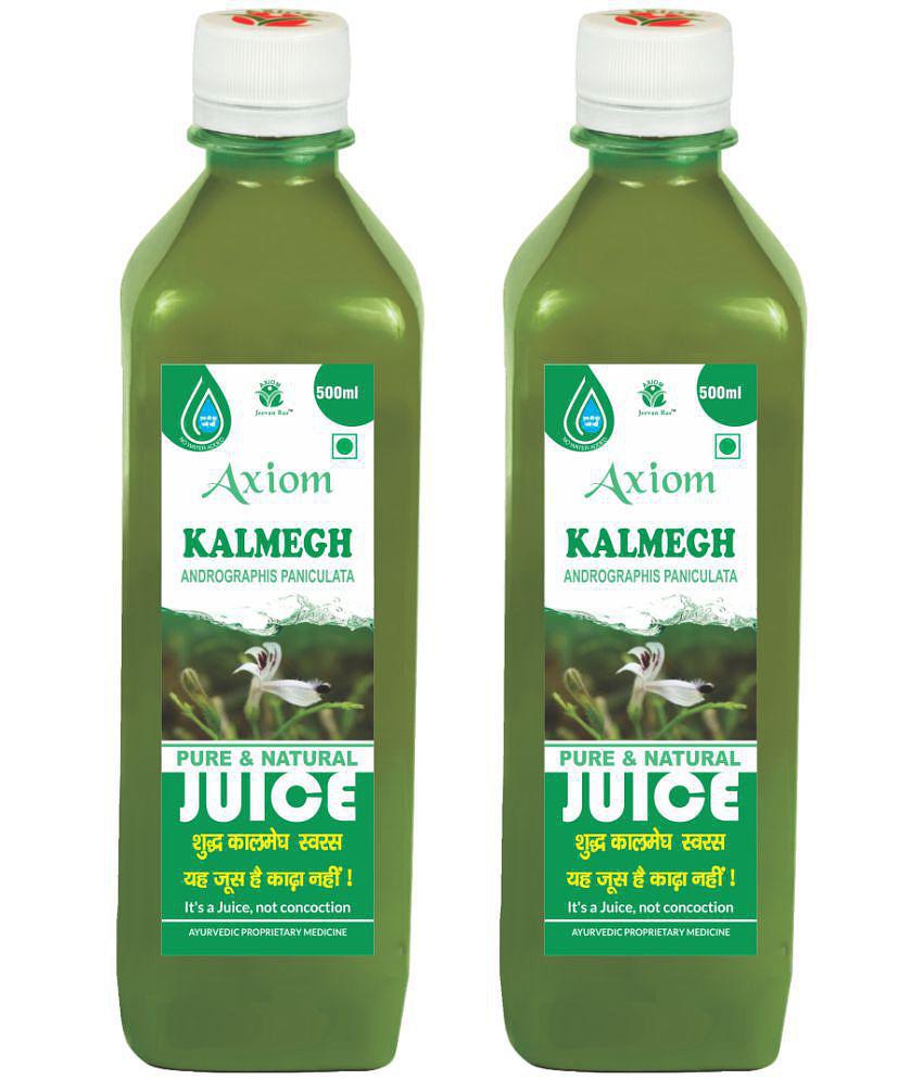 Axiom Kaal Megh Juice 500ml (Pack of 2) |100% Natural WHO-GLP,GMP,ISO Certified Product