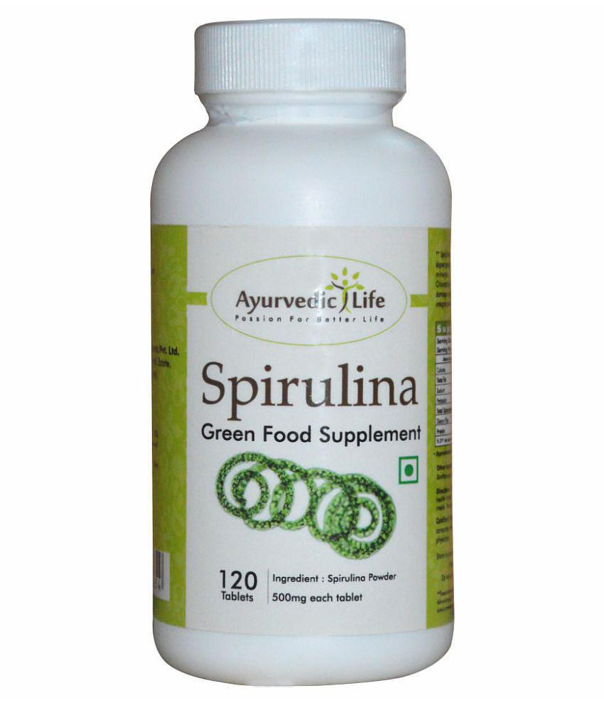 Ayurvedic Life Spirulina Tablets 120 no.s Pack of 2