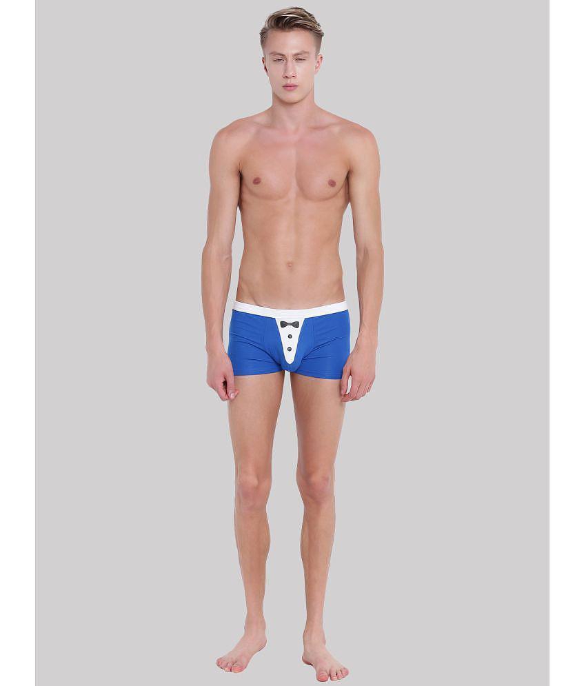 New Men La Intimo - Blue LITR005 Cotton Blend Mens Trunks ( Pack of 1 ) - None 2025 at ShopCircu