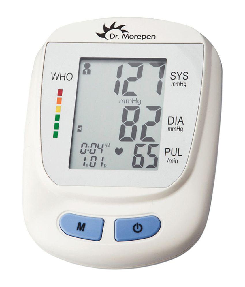 Dr. Morepen BP09 Fully Automatic Blood Pressure Monitor (White)