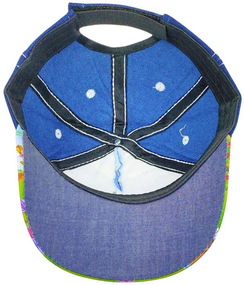 Buy Online Garg Store Zacharias Girl's Kids Cotton Cap kc-17-Blue (Pack of 1) (1-4 Years) - None