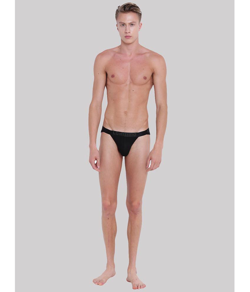 Latest Men La Intimo - Black LISL031 Cotton Blend Mens Bikini ( Pack of 1 ) - None 2025 at ShopC