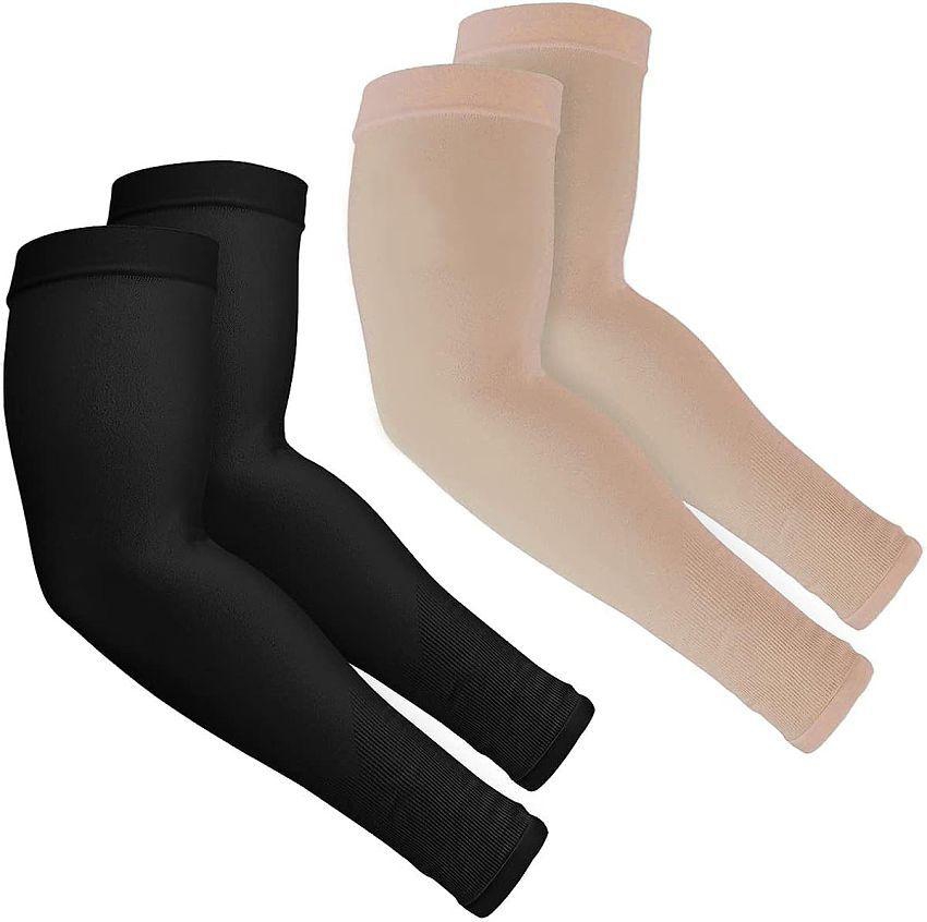 OLIVE OPS - Multicolor Solid Riding Sleeves ( Set of 2 ) - Free Size