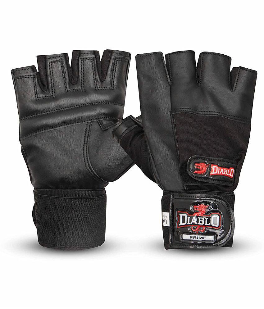 Diablo Black Gym Gloves - One Size