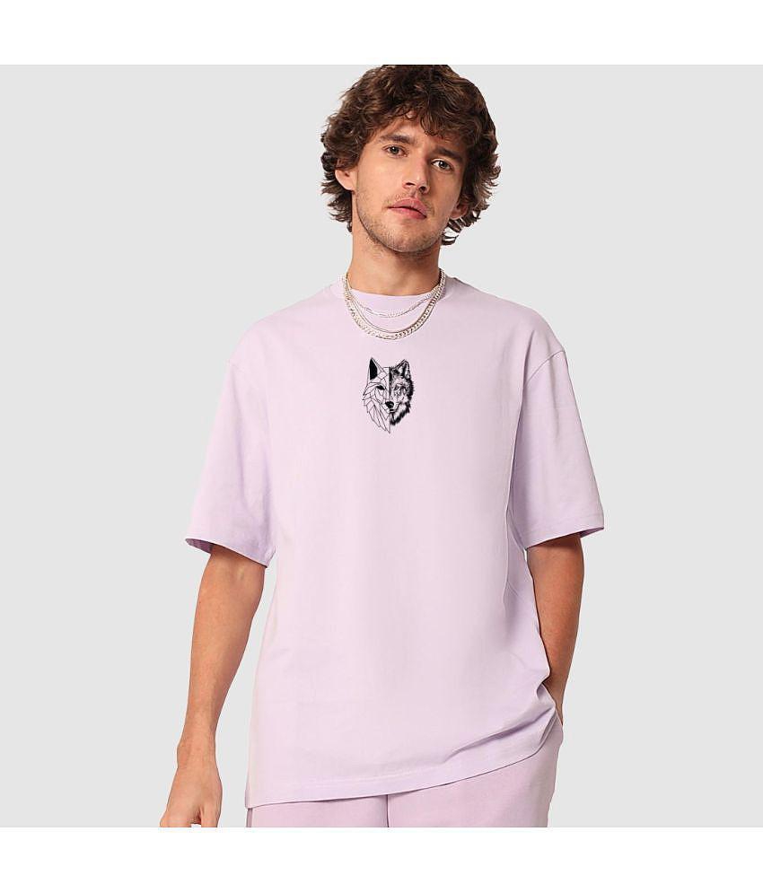 Bewakoof - Purple Cotton Oversized Fit Men's T-Shirt ( Pack of 1 ) - None