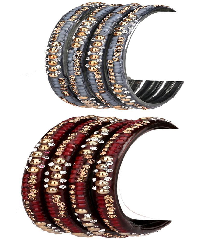 Trendy Men Somil Multicolor Bangle Set ( Pack of 8 ) - None 2025 at ShopCircuit | ONDC