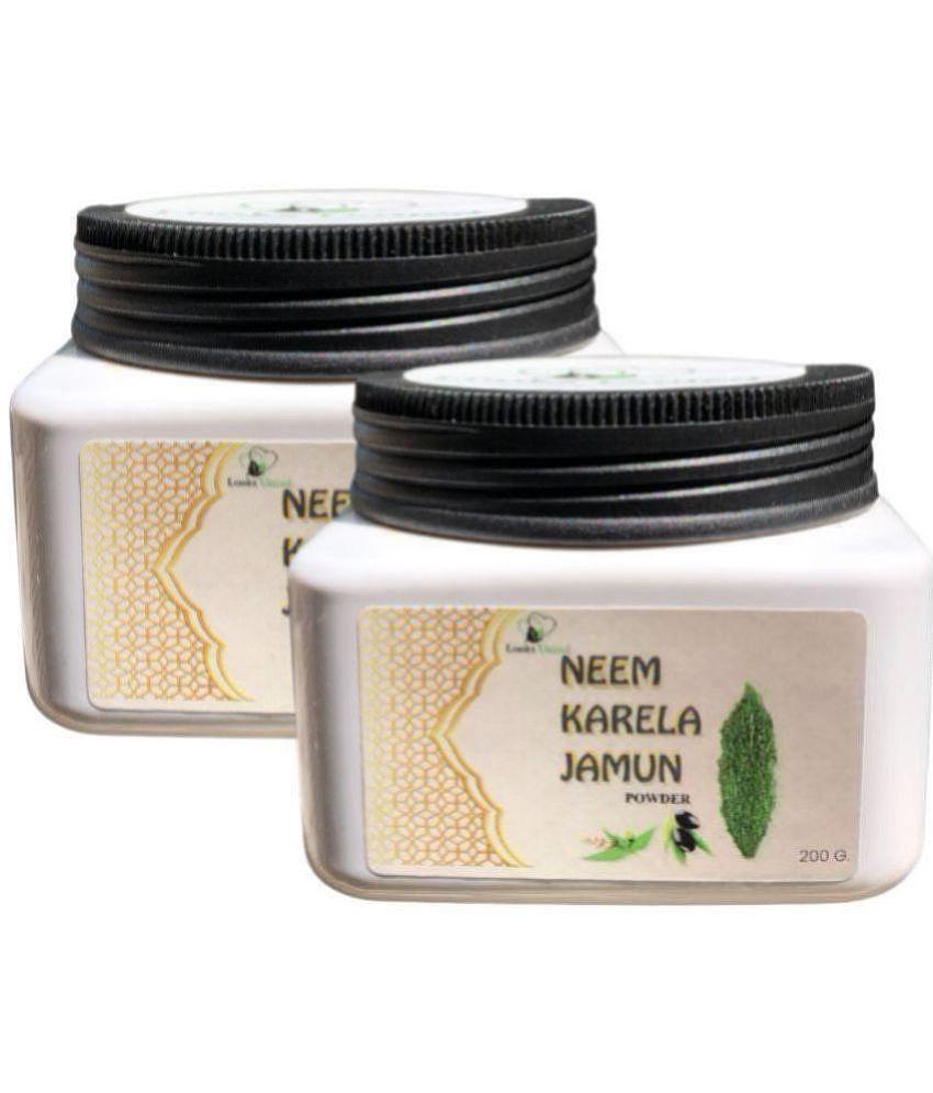 Looks United Neem Karela Jamun Powder 200 gm Pack Of 2