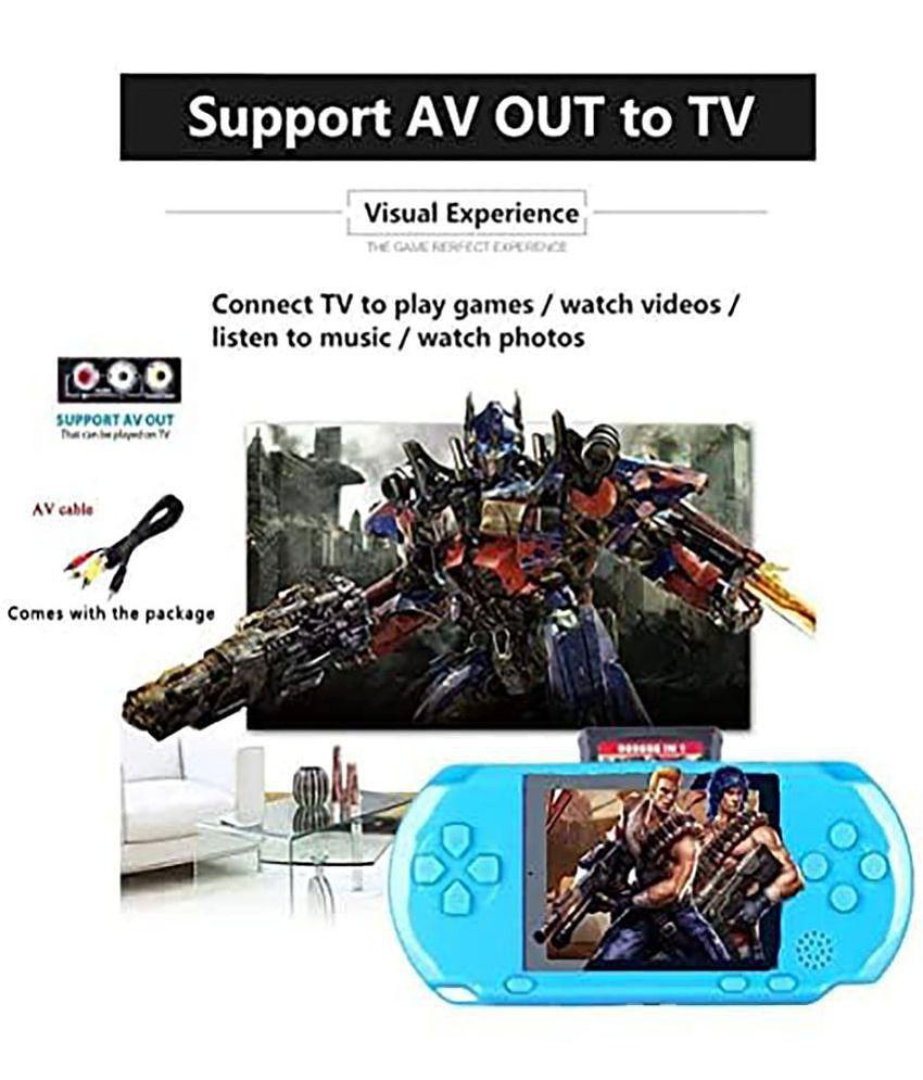 PVP Video Game Console Complete with Over 3K Video Games for Includes Action-Adventure Sports and Racing (PVP Edition 2023-ORANGE)