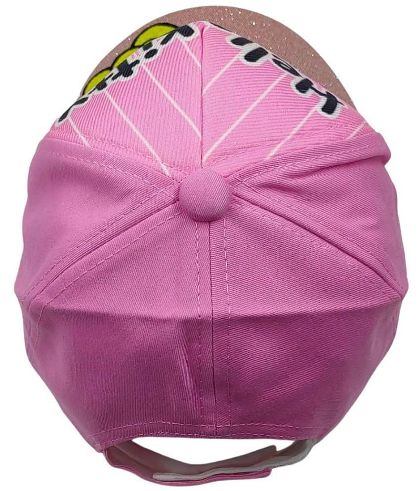 Exclusive Men Zacharias Girl's Kids Cotton Cap kc-11-Light-Pink-(Pack of 1) (1-4 Years) - None 2