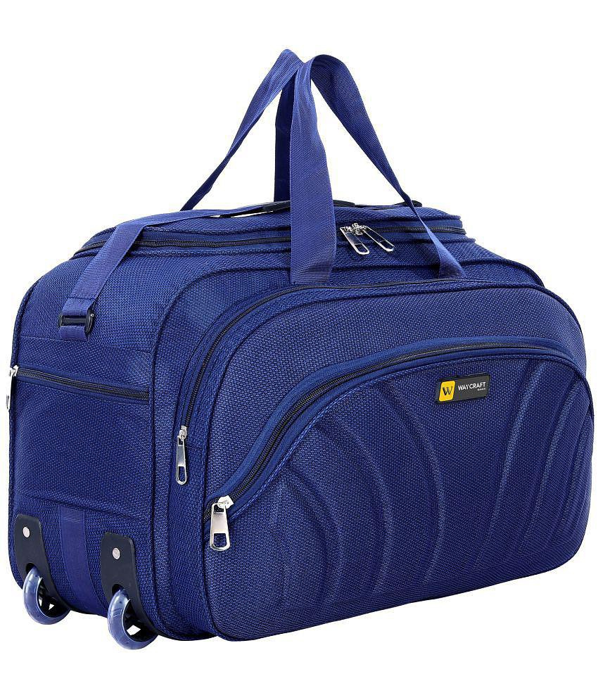 Waycraft - 55 Ltrs Navy Polyester Duffle Bag - Onesize