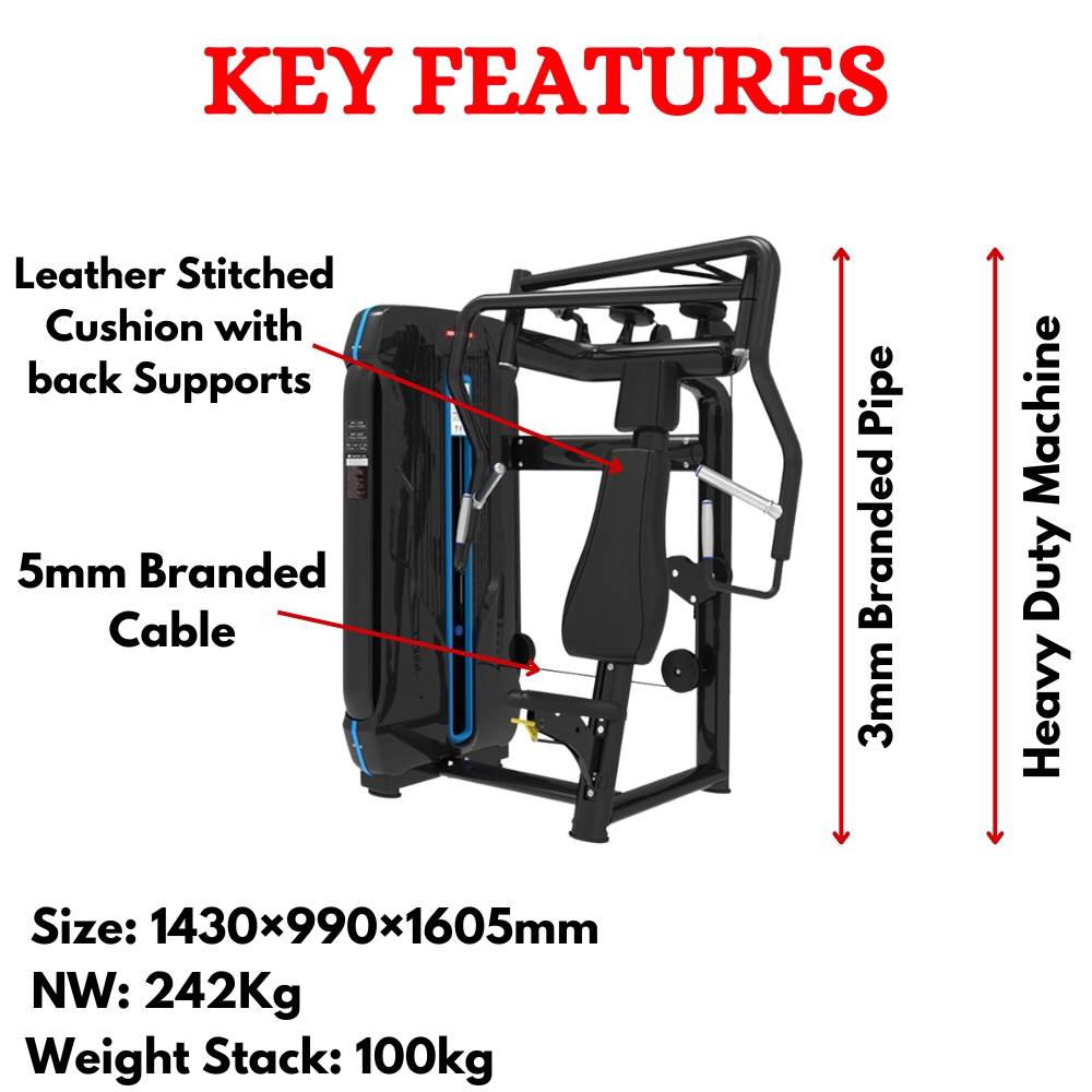 India's Best Seated Chest Press Machine-ETS-001