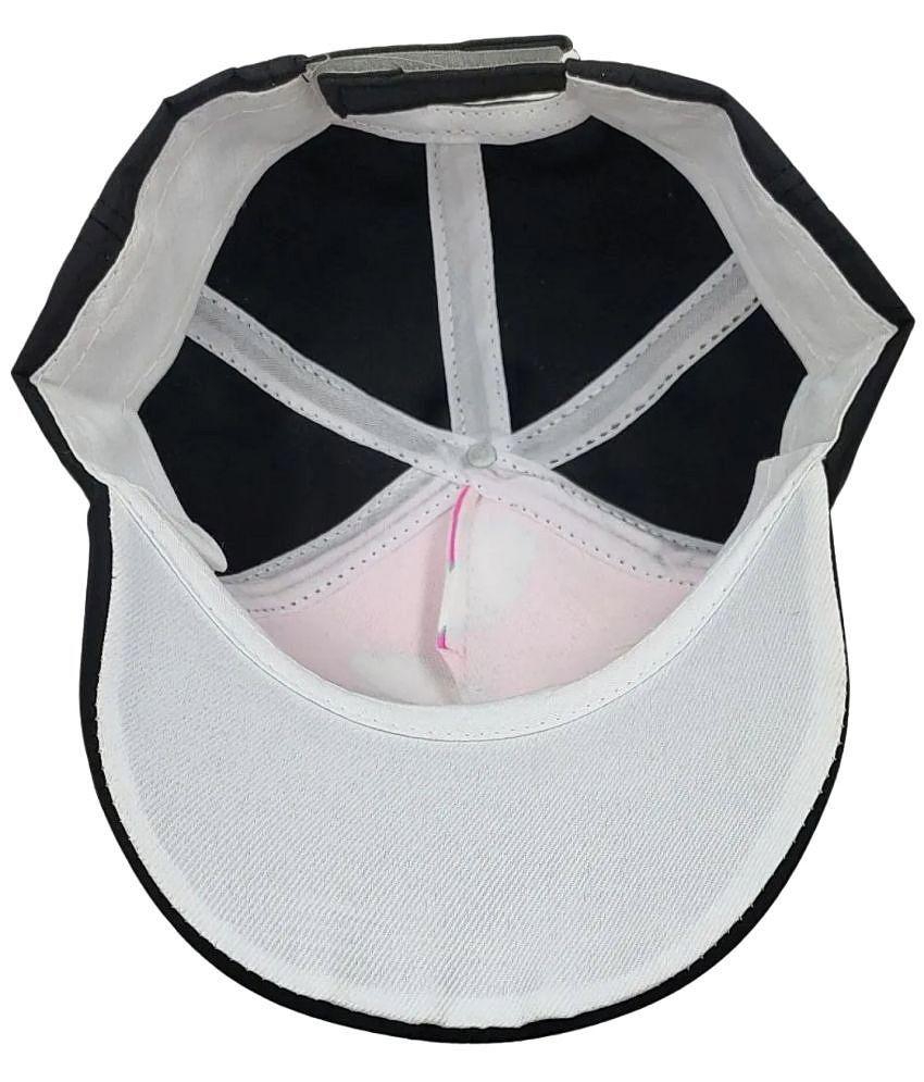 Trendy Men Zacharias Unisex Kids Cotton & Polyester Baby Cap kc-21 (Black & Pink_9-24 Months) (P