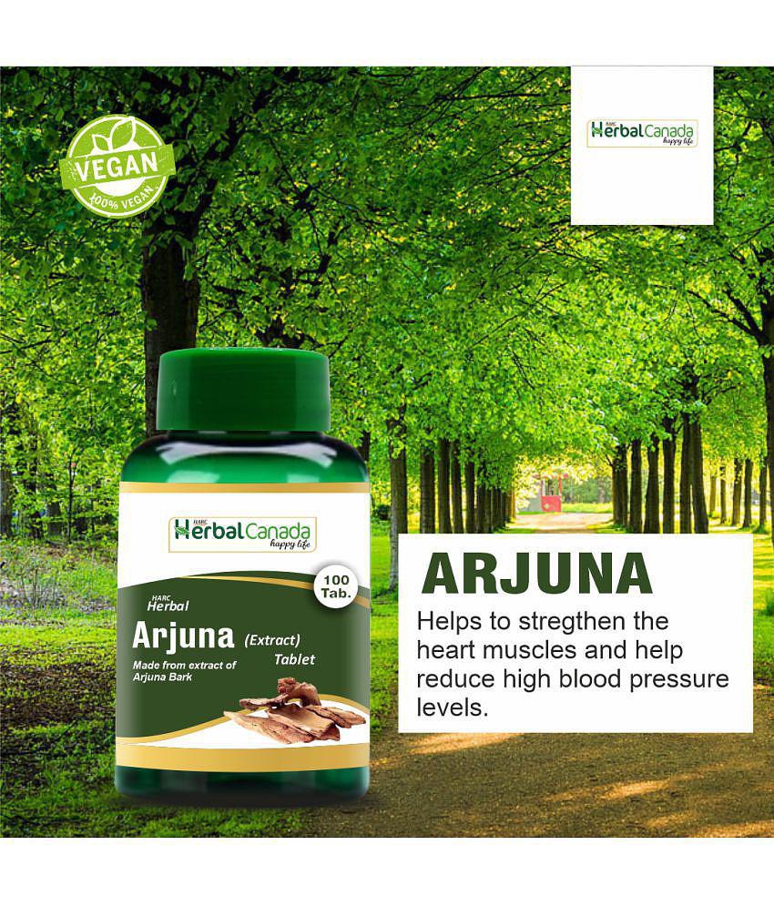 Herbal Canada Arjuna(100Tab) + Arjuna(100Tab) Tablet 200 no.s Pack Of 2