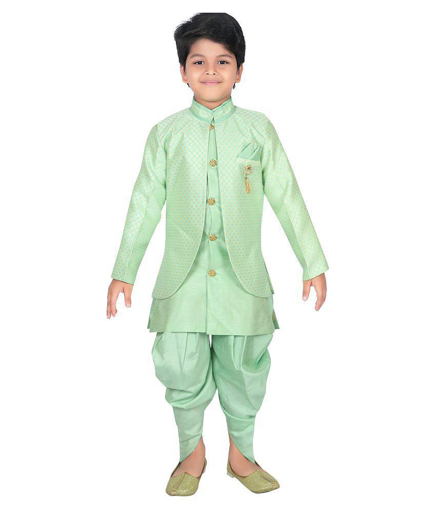 ahhaaaa kids ethnic wear Waistcoat, Indo Western Sherwani and Dhoti Pant for Boys - None