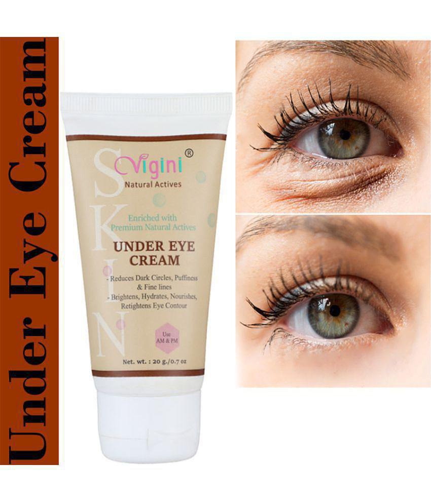 Vigini Under Dark Circles Removal Gel Cream Wrinkles Fine Lines Puffiness Juveneye CLR, Coffee Eye Roller 20 mg