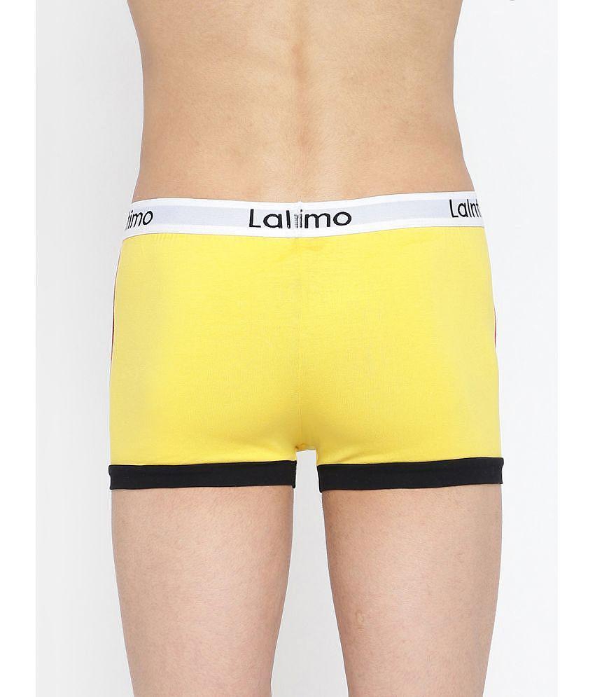 Top Men La Intimo Yellow Cotton Mens Trunks ( Pack of 1 ) - None 2025 at ShopCircuit | ONDC