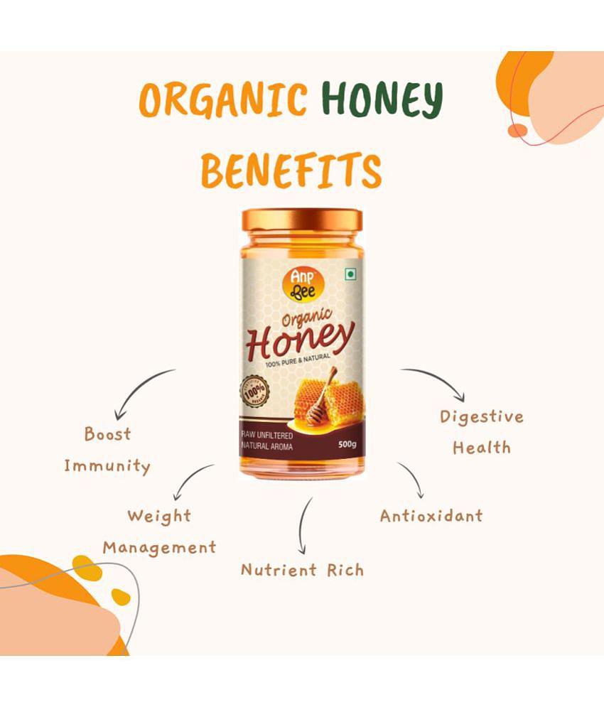 ANP BEE Honey Raw Organic Honey 500 g