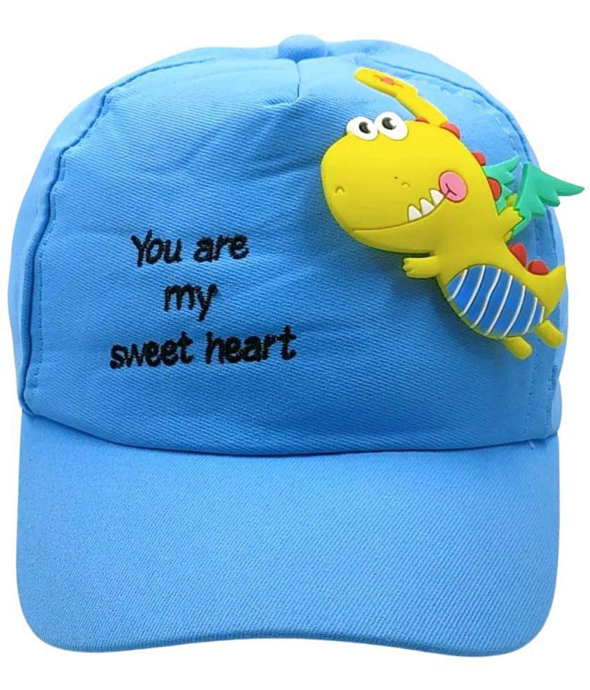 New Men Zacharias Unisex Kids Cotton Baseball Cap kc-27 (Blue_1-4 Years) (Pack of 1) - None 2025