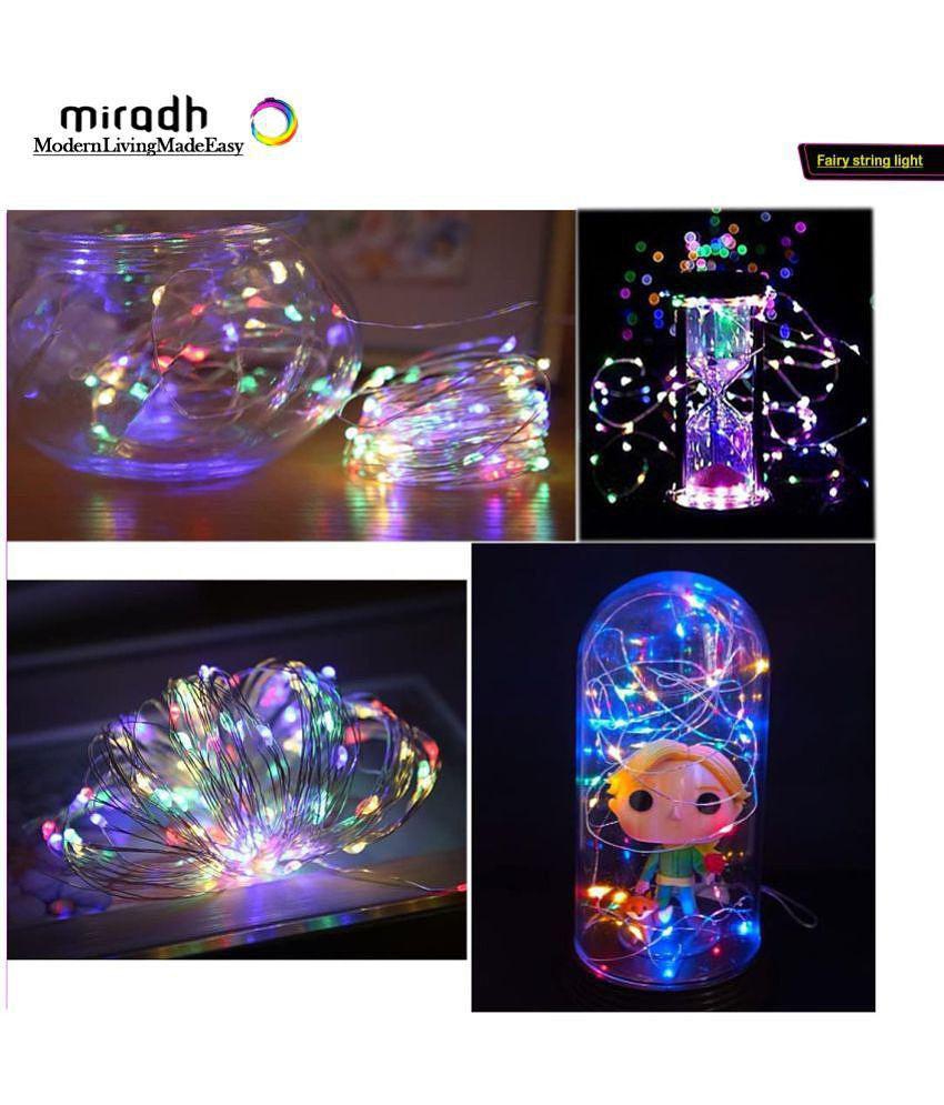 MIRADH - Multicolor 5Mtr String Light ( Pack of 1 ) - Multicolor