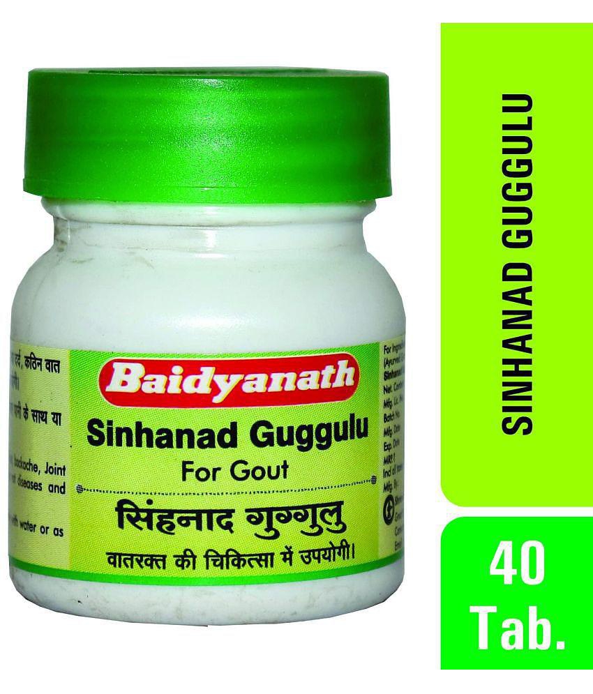 Baidyanath Sinhanad Guggulu Tablet 40 no.s Pack of 1