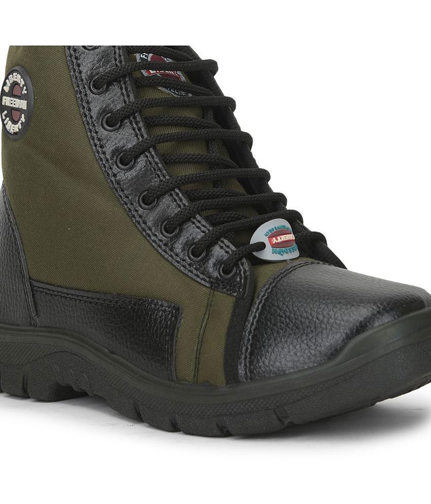 New Men Liberty FOREST-22 - Green Men's Trekking Shoes - None 2025 at ShopCircuit | ONDC