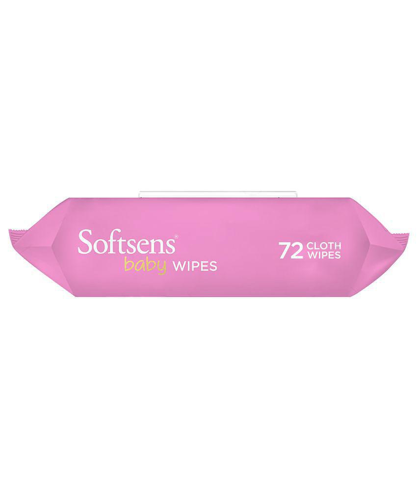 Softsens - Scented Wet wipes For Babies ( Pack of 5 )