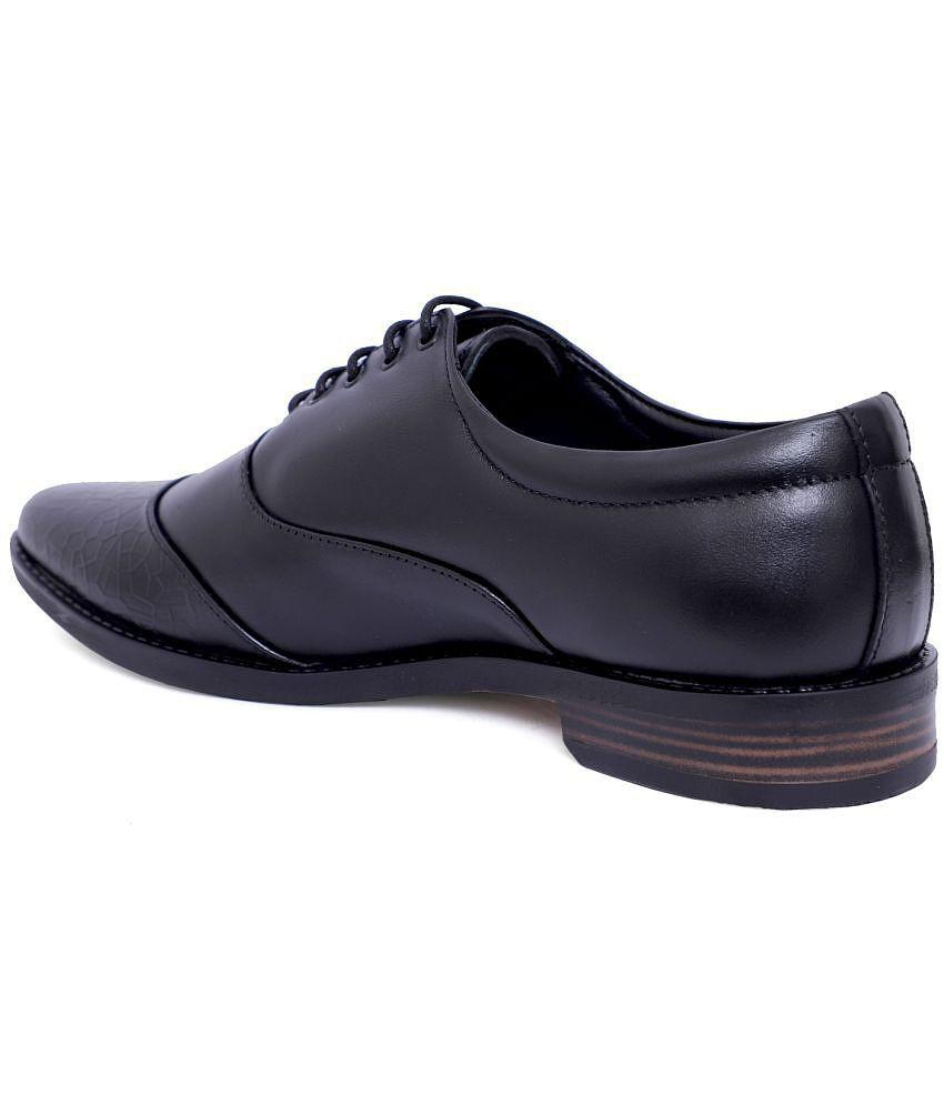 Premium Women Fashion Victim Derby Genuine Leather Black Formal Shoes - None 2025 at ShopCircuit