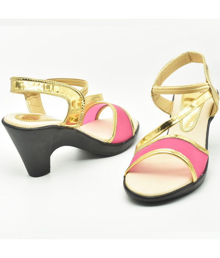 Dream Makers - Pink Women's Sandal Heels - None