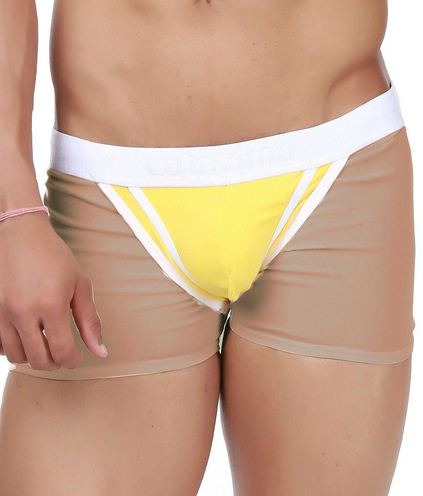 Exclusive Men La Intimo - Multicolor Cotton Blend Mens Briefs ( Pack of 1 ) - L 2025 at ShopCirc