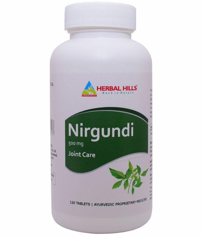 Herbal Hills Nirgundi Tablet 120 no.s Pack Of 1