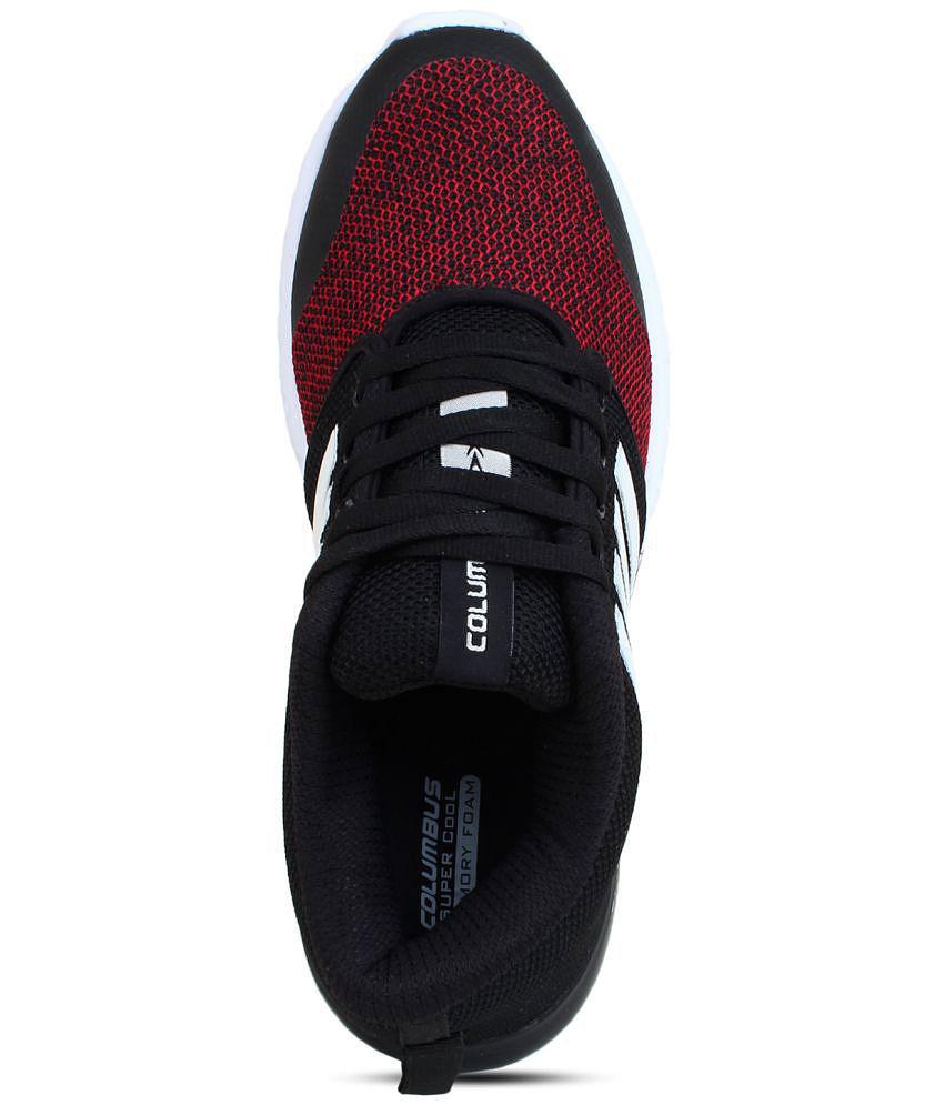 Columbus  Black  Men's Sports Running Shoes - None