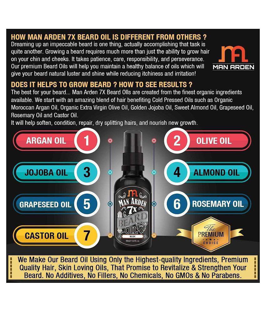 Man Arden - 30mL Growth Increasing Beard Oil (Pack of 1)