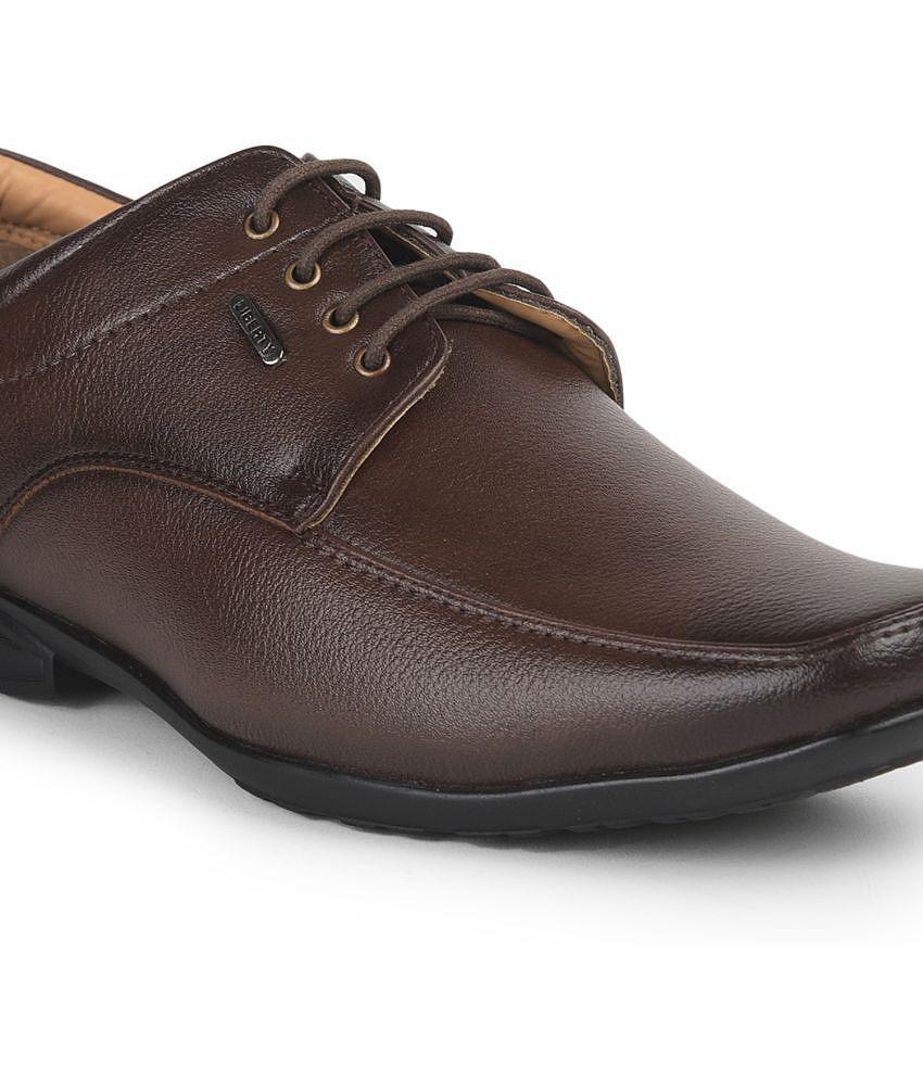 Top Men Liberty - Brown Men's Derby Formal Shoes - None 2025 at ShopCircuit | ONDC