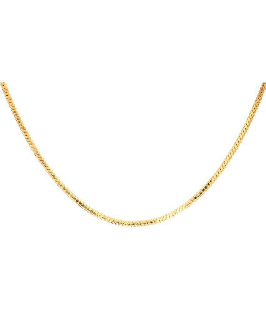 Stylish Men AanyaCentric Combo of 2 Gold Plated 22inches Long Fashion Chain - None 2025 at ShopC