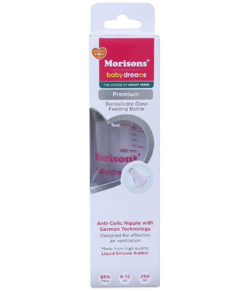 Morisons Baby Dreams - Blue 250 Anti-Colic ml Feeding Bottle (Pack of 1)