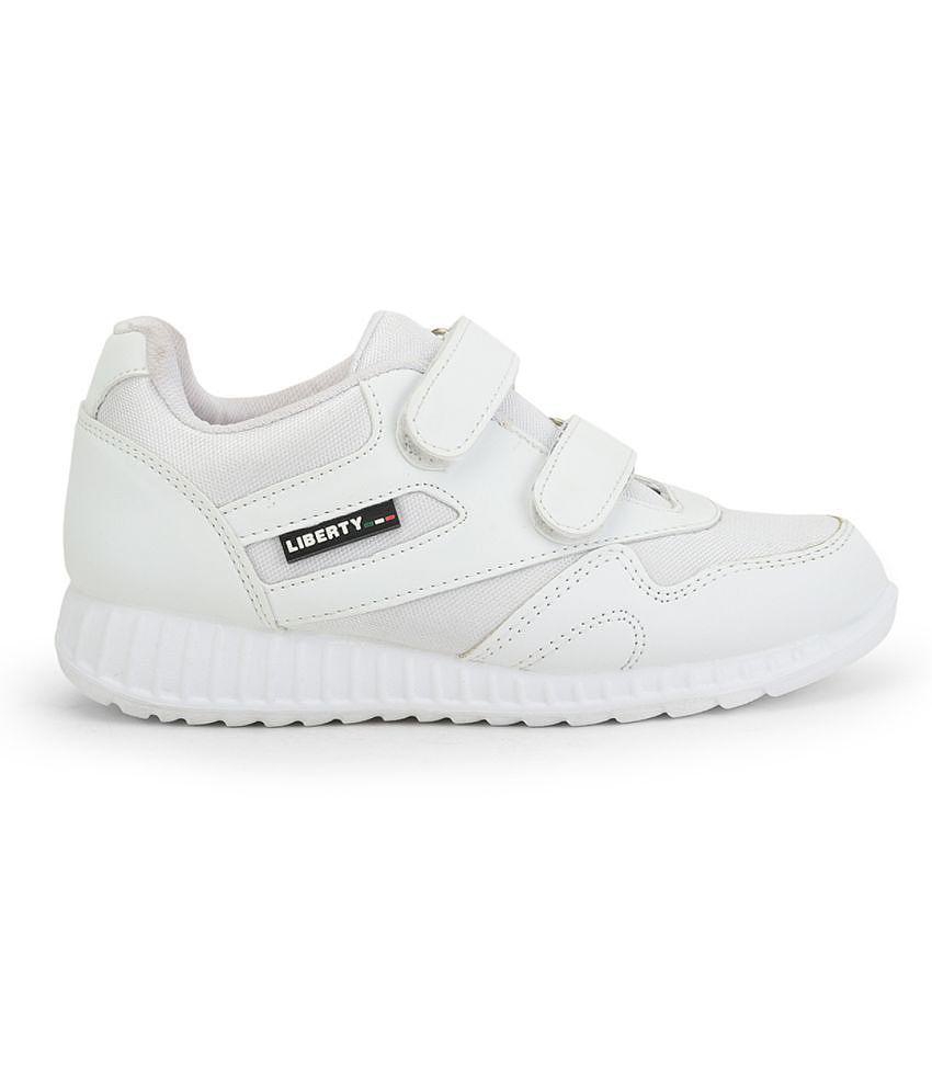 Premium Men Liberty - White Boys School Shoes ( 1 Pair ) - None 2025 at ShopCircuit | ONDC