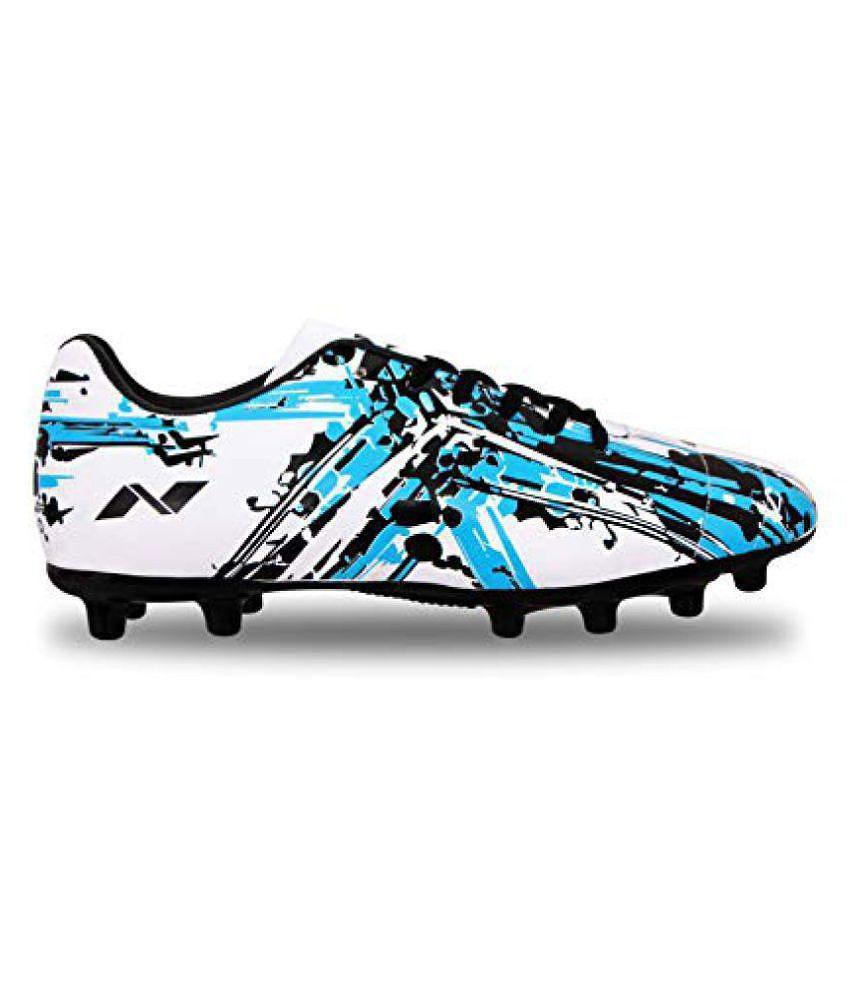 Latest Men Nivia Storm Football Shoe Studds Unisex White - 5 UK 2025 at ShopCircuit | ONDC