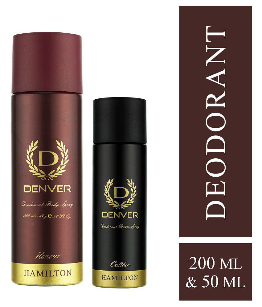 Denver Honour Deo 200Ml & Caliber Nano Deo 50Ml (Pack Of 2)