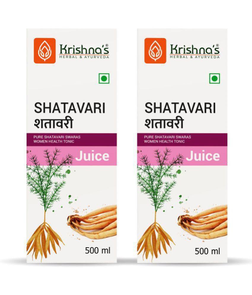 Krishna's Herbal & Ayurveda Shatavari Juice 500ml ( Pack of 2 )