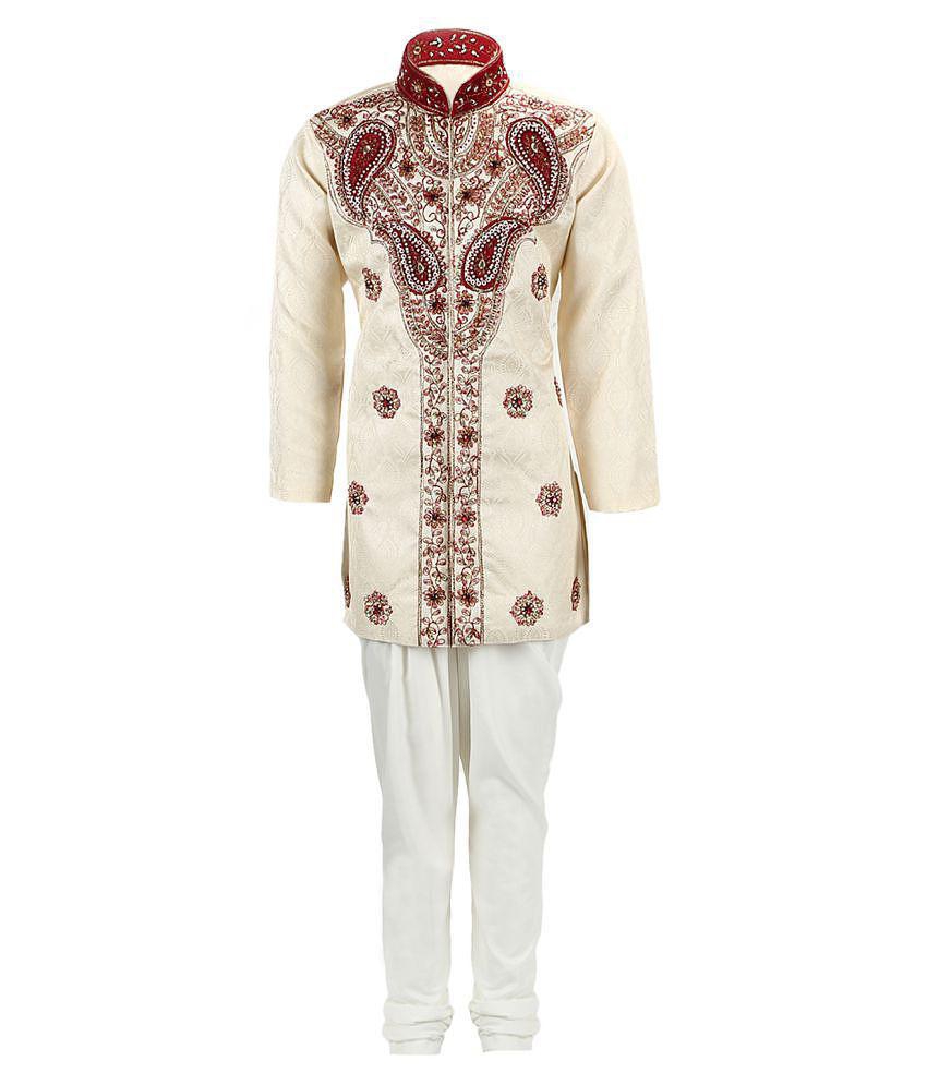 Klaud Zee Kid's Sherwani and Payjama for Boys (2-3 Years) - 2-3 Years