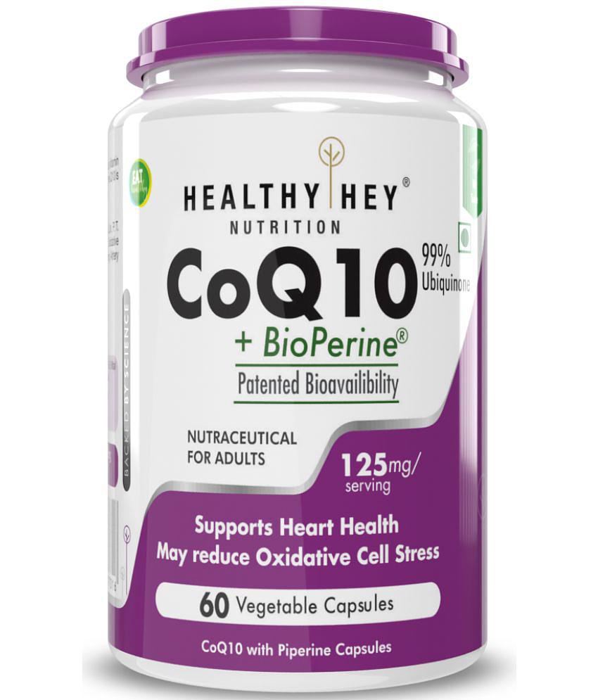 HEALTHYHEY NUTRITION Coq10 With Bioperine 125 Mg 60 Capsules 125 mg Capsule